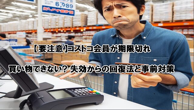 コストコ会員が期限切れ
